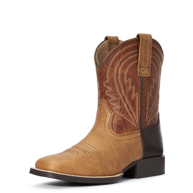 Ariat Lil' Hoss Kahverengi Western Csizma Çocuk (27208-380)